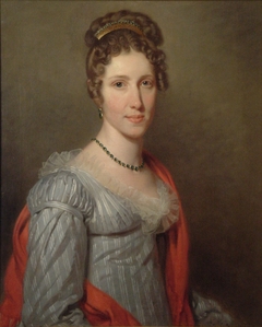 Suzanna Cornelia Veeckens (1787-1871), vrouw van de Amsterdamse koopman Isaac Tra Kranen (1790-1865) by Charles Howard Hodges