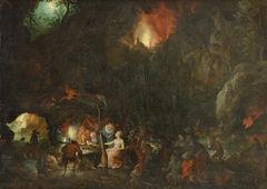 Temptation of St Anthony by Jan Brueghel the Elder