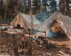 Tents at Lake O'Hara by John Singer Sargent