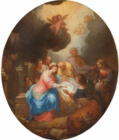 The Adoration of the Shepherds by Balthasar Beschey