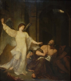 The Angel Releasing St. Peter from Prison by Washington Allston