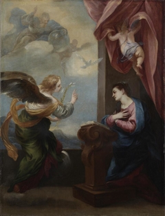 The Annunciation by Juan Antonio de Frías y Escalante