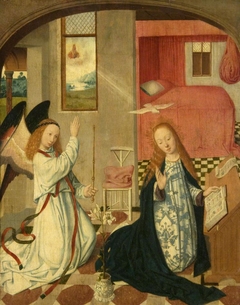 The Annunciation by Master of the Brunswick Diptych