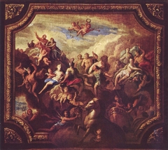 The Apotheosis of Romulus: Sketch for a Ceiling Decoration, Possibly for Hewell Grange, Worcestershire by James Thornhill