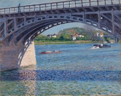 The Argenteuil Bridge and the Seine by Gustave Caillebotte