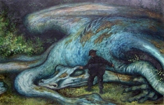 The Ash Lad and the Dragon by Theodor Kittelsen