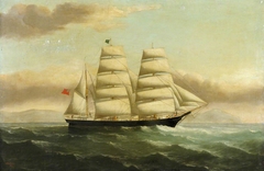 The barque 'Minnie Carvill' by William Howard Yorke