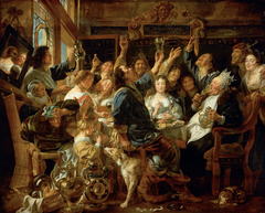 The Bean King by Jacob Jordaens