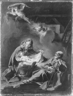 The birth of Christ by Giambattista Pittoni