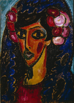 The Blue Mantilla by Alexej von Jawlensky