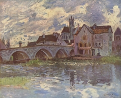 The Bridge in Moret-sur-Loing by Alfred Sisley