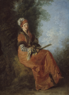 The Dreamer (La Rêveuse) by Antoine Watteau