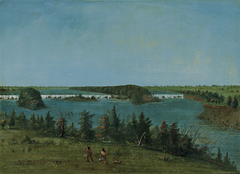 The Falls of Saint Anthony by George Catlin