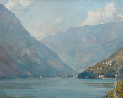 The first basin, Lake Como by Tom Roberts