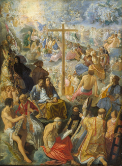 The Frankfurt Altarpiece of the Exaltation of the True Cross by Adam Elsheimer