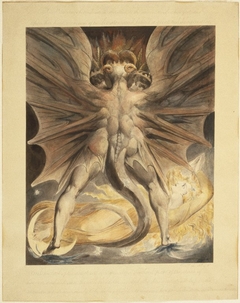 The Great Red Dragon and the Woman Clothed with the Sun (Rev. 12: 1-4) by William Blake