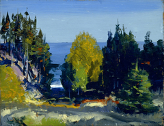 The Grove — Monhegan by George Bellows