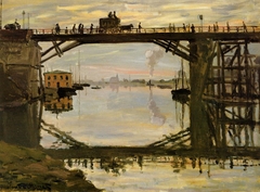 The Highway Bridge under repair by Claude Monet