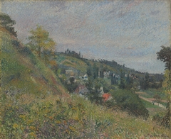 The Hills at Le Chou, Pontoise by Camille Pissarro