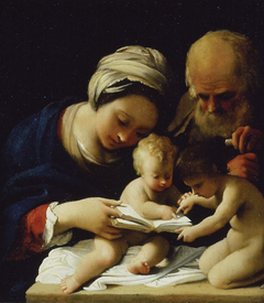 The Holy Family mit S. John by Bartolomeo Schedoni