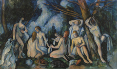 The Large Bathers by Paul Cézanne