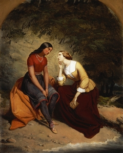 The Meeting of Hetty and Hist by Tompkins H. Matteson