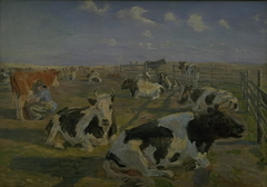 The Milking Place at Meilgård by Theodor Philipsen