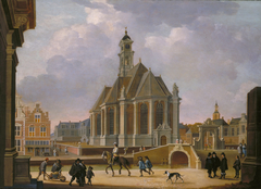 The New Church at the Spui as seen from the east (The Hague). by Bartholomeus van Bassen