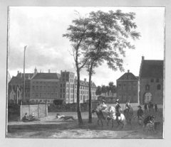 The Plaats in The Hague, with the Groene Zoodje and the Gevangenpoort by Gerrit Adriaenszoon Berckheyde