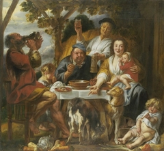 The  Porridge Eater by Jacob Jordaens