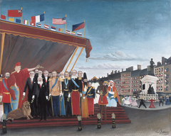 The Representatives of Foreign Powers Coming to Greet the Republic as a Sign of Peace by Henri Rousseau