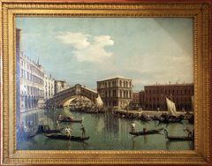 The Rialto Bridge by Canaletto