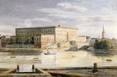 The Royal Palace, Stockholm by Martinus Rørbye