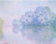 The Seine at Giverny by Claude Monet