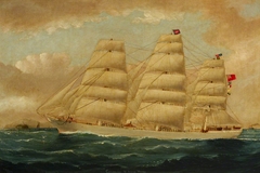 The ship 'Cumberland' by William Howard Yorke