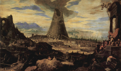 The Tower of Babel by Lodewijk Toeput