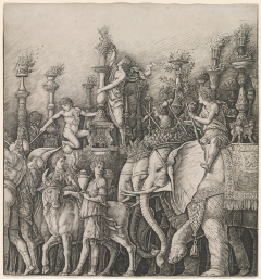 The Triumph of Caesar: The Elephants by Andrea Mantegna