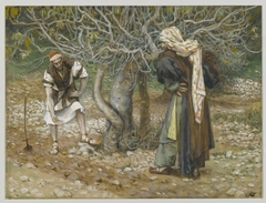 The Vine Dresser and the Fig Tree (Le vigneron et le figuier) by James Tissot