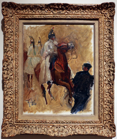 Three Cuirassiers by Henri de Toulouse-Lautrec