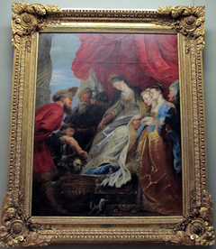 Tomyris, Queen of the Scythes, Plunges the Head of the Dead Cyrus Into a Vessel of Blood by Peter Paul Rubens