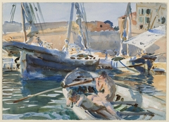 Unloading Plaster by John Singer Sargent