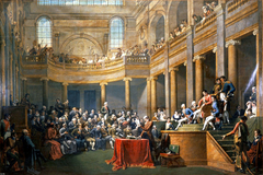 Consulta de la République cisalpine réunie en comices à Lyon. by Nicolas-André Monsiau