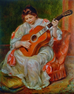 Joueuse de guitare by Auguste Renoir