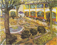 Garden of the Hospital in Arles by Vincent van Gogh