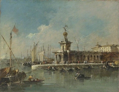 Venice: The Punta della Dogana by Francesco Guardi