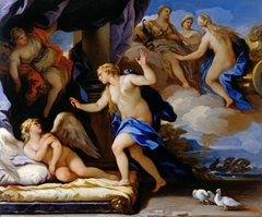 Venus Chides Cupid by Luca Giordano