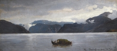 View from Balestrand by Hans Gude