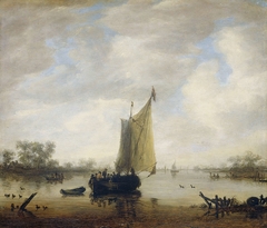 View of a River by Jeronymus van Diest II