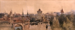 View of Cracow by Julian Fałat