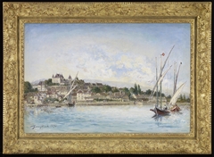 View of Lake Lman at Nyon by Johan Jongkind